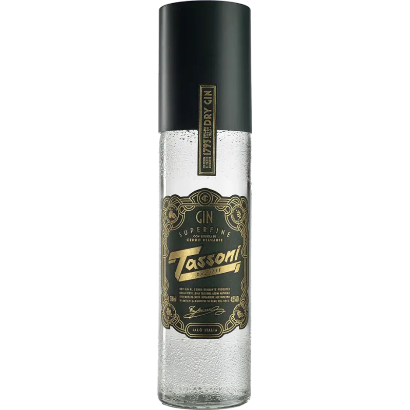 Gin Distilled Dry Superfine Cedro Tassoni