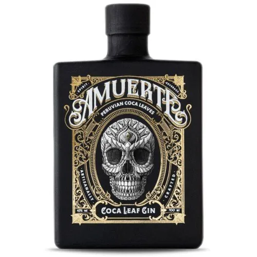 Gin Amuerte Coca Leaf Black